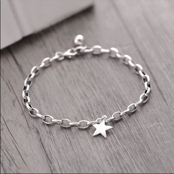 STAR 925 STERLING SILVER BRACELET, NICE BRACELET, CUTE BRACELET - Picture 6 of 9